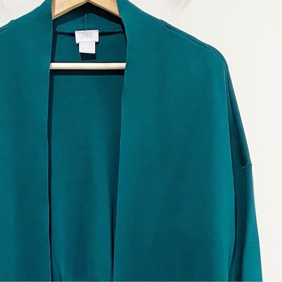 Chico's Green and Blue Knit Cardigan - Picture 4 of 12